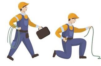 アンテナ工事のイメージ図