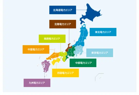 シェル電気供給エリア