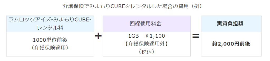 みまもりCUBE　保険適用金額