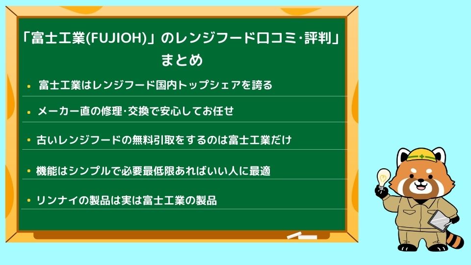 富士工業(FUJIOHフジオー)の口コミ･評判のまとめ